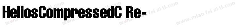 HeliosCompressedC Re字体转换